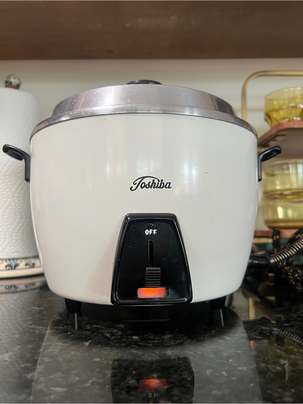 1950s Vintage Toshiba Rice Cooker ER-4 & Original Manual - MADE IN JAPAN - White - Picture 6 of 10